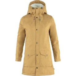 Jas Fjallraven Women Greenland Winter Parka Buckwheat Brown