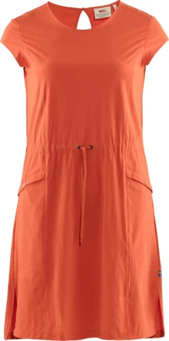 Fjallraven Jurk Fjällräven Women High Coast Lite Dress Rowan Red