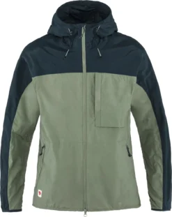 Jas Fjallraven Men High Coast Wind Jacket Patina Green-Navy
