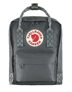 Fjallraven Rugzak Fjällräven Kånken Mini Super Grey Chess Pattern