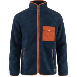 Vest Fjallraven Men Vardag Pile Fleece Navy-Autumn Leaf