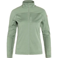 Vest Fjallraven Women Abisko Lite Fleece Jacket Misty Green