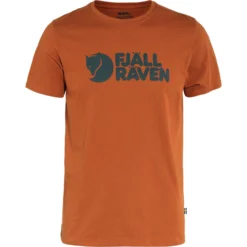 T-Shirt Fjallraven Men Fjallraven Logo T-shirt Terracotta Brown