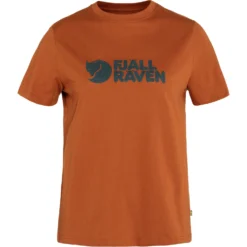 T-Shirt Fjallraven Women Fjallraven Logo Tee Terracotta Brown