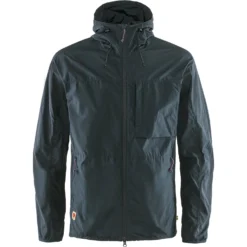 Jas Fjallraven Men High Coast Wind Jacket Navy