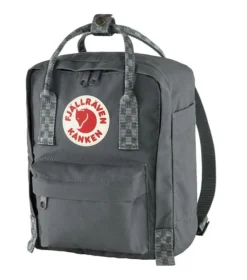 Fjallraven Rugzak Fjällräven Kånken Mini Super Grey Chess Pattern -Fjallraven 3 Kanken Mini 23561 046 904 F MAIN FJR