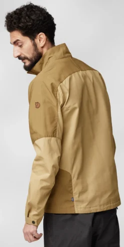 Jas Fjallraven Men Ovik Stencollar Jacket Green Light Olive -Fjallraven 4 ovik stencollar jacket m 86788 232 196 d model fjr 2