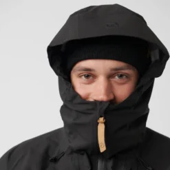 Jas Fjallraven Men Keb Eco-Shell Jacket Chestnut -Fjallraven 4 rhipog