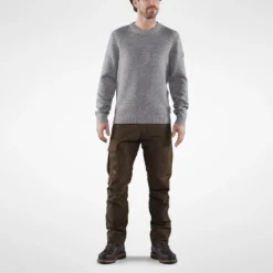 Trui Fjallraven Men Ovik Nordic Sweater Grey -Fjallraven 5 F82020 FW19 c oevik nordic sweater m fjaellraeven 21