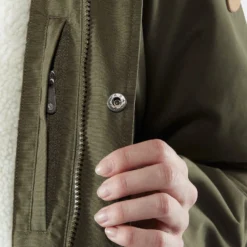 Jas Fjallraven Women Greenland Winter Parka Buckwheat Brown -Fjallraven 5 F89738 FW18 srre greenland winter parka w fjaellraeven 21