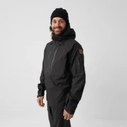 Jas Fjallraven Men Keb Eco-Shell Jacket Black -Fjallraven 5 dstyiotdy