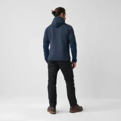 Trui Fjallraven Men Ovik Fleece Hoodie Navy -Fjallraven 5 fxjxjf
