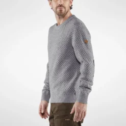 Trui Fjallraven Men Ovik Nordic Sweater Grey -Fjallraven 7 F82020 FW19 e oevik nordic sweater m fjaellraeven 21