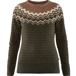 Fjallraven Trui Fjällräven Women Övik Knit Sweater Deep Forest