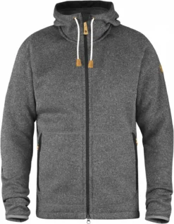 Fjallraven Vest Fjällräven Övik Fleece Hoodie Dark Grey