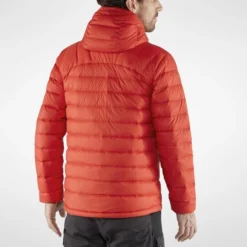 Fjallraven Jas Fjällräven Men Expedition Pack Down Hoodie True Red -Fjallraven Expedition Pack Down Hoodie M 86121 334 D MODEL FJR