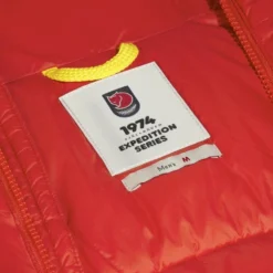 Fjallraven Jas Fjällräven Men Expedition Pack Down Hoodie True Red -Fjallraven Expedition Pack Down Hoodie M 86121 334 K DETAIL FJR 1