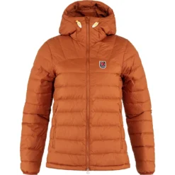 Jas Fjallraven Women Expedition Pack Down Hoodie Terracotta Brown