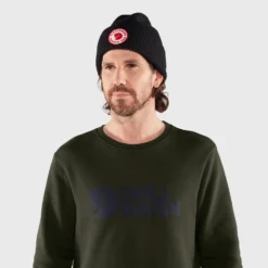 Fjallraven Trui Fjällräven Men Logo Sweater M Deep Forest -Fjallraven Fjallraven Logo Sweater M 84142 662 G DETAIL FJR