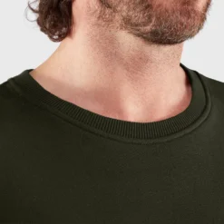 Fjallraven Trui Fjällräven Men Logo Sweater M Deep Forest -Fjallraven Fjallraven Logo Sweater M 84142 662 H DETAIL FJR
