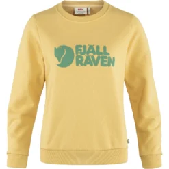 Trui Fjallraven Women Fjallraven Logo Sweater Mais Yellow