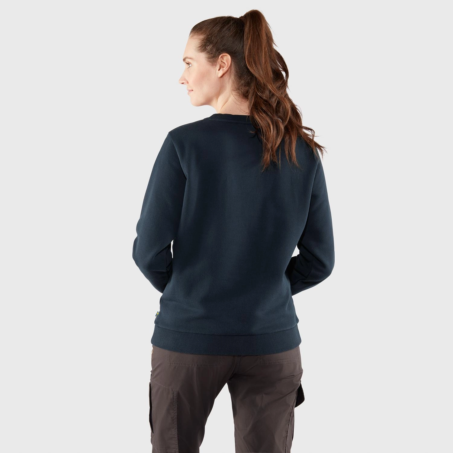 Trui Fjallraven Women Logo Dark Navy 4 Trui Fjallraven Women Logo Dark Navy - Afbeelding 4