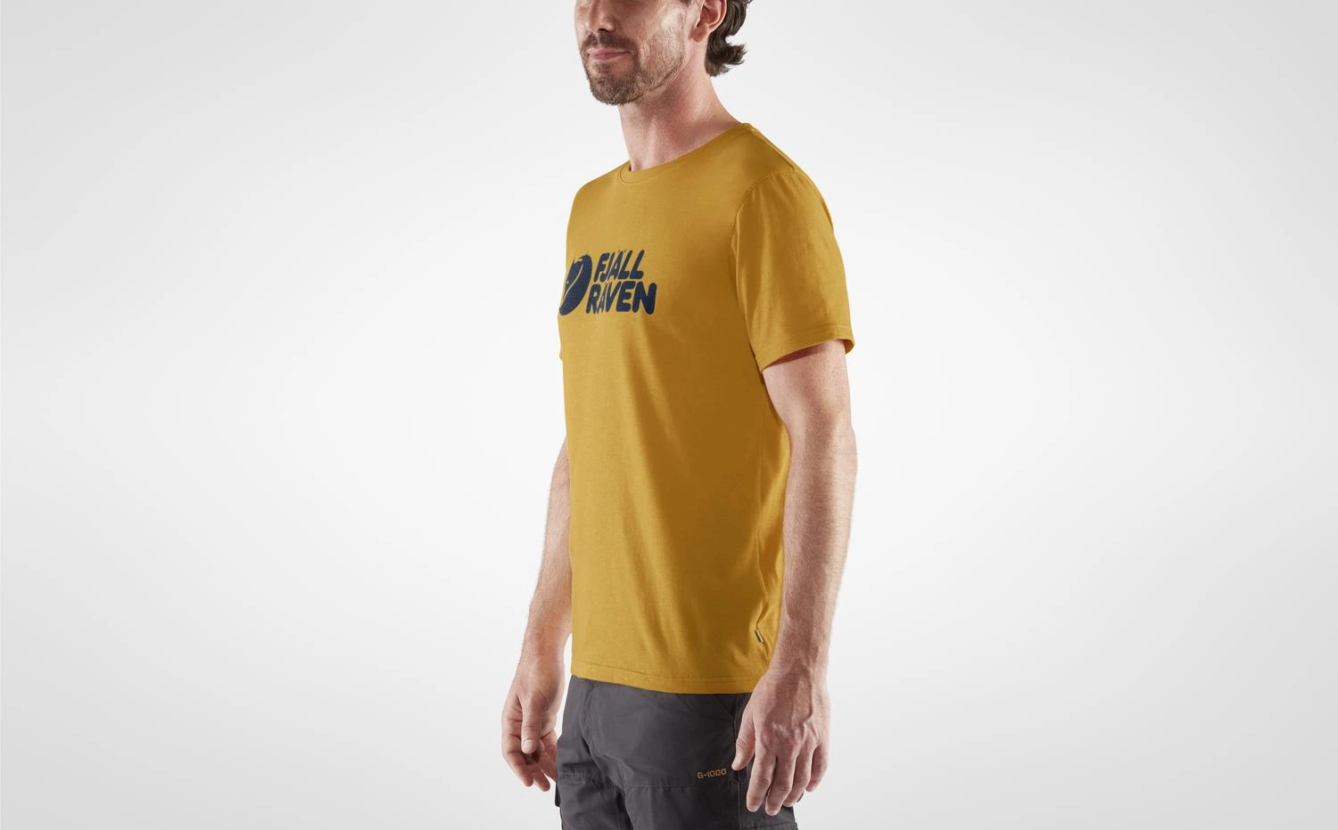 T-Shirt Fjallraven Men Logo Alpine Blue 5 T-Shirt Fjallraven Men Logo Alpine Blue - Afbeelding 5