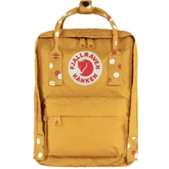 Fjallraven Rugzak Fjällräven Kånken Mini Ochre-Confetti Pattern