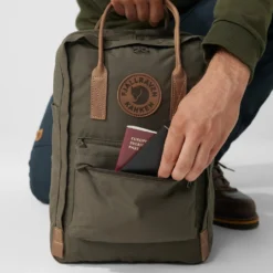 Fjallraven Rugzak Fjällräven Kånken No. 2 Laptop 15 Inch Terracotta Brown -Fjallraven Kanken No 2 Laptop 15 23569 633 K DETAIL FJR