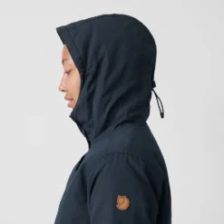 Jas Fjallraven Women Kiruna Padded Parka Basalt -Fjallraven Kiruna Padded Parka W 89644 555 F DETAIL FJR