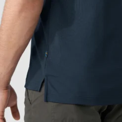 Polo Fjallraven Men Crowley Pique Shirt Alpine Blue -Fjallraven Naamlooseytityi