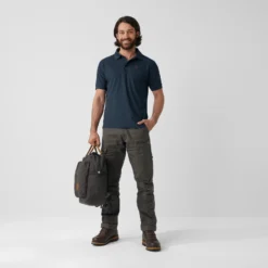 Polo Fjallraven Men Crowley Pique Shirt Alpine Blue -Fjallraven Naamlooskhkhkhk