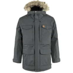 Jas Fjallraven Men Nuuk Parka Basalt