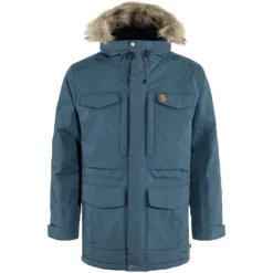 Jas Fjallraven Men Nuuk Parka Mountain Blue