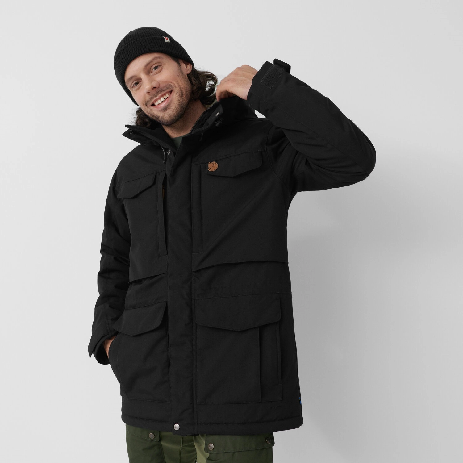 Jas Fjallraven Men Nuuk Parka Mountain Blue 5 Jas Fjallraven Men Nuuk Parka Mountain Blue - Afbeelding 5