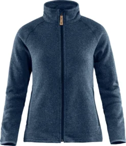 Fjallraven Vest Fjällräven Women Övik Fleece Zip Sweater Navy