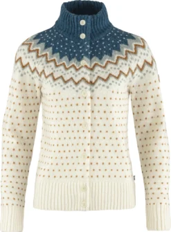 Fjallraven Vest Fjällräven Women Övik Knit Cardigan W Glacier Green