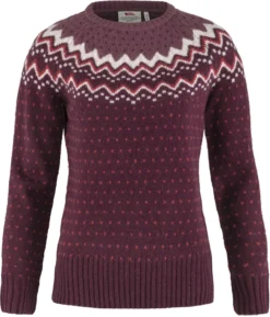 Fjallraven Trui Fjällräven Women Övik Knit Sweater W Dark Garnet