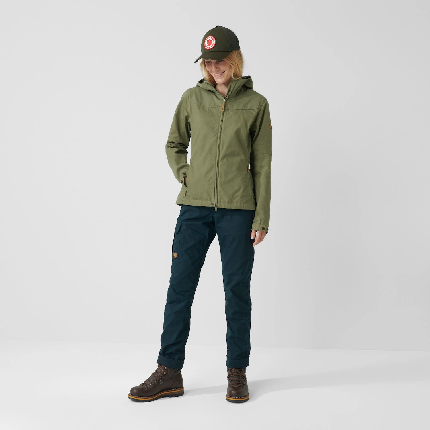 Jas Fjallraven Women Stina Jacket Green 2 Jas Fjallraven Women Stina Jacket Green - Afbeelding 2