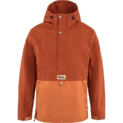 Jas Fjallraven Men Vardag Anorak Autumn Leaf-Terracotta Brown