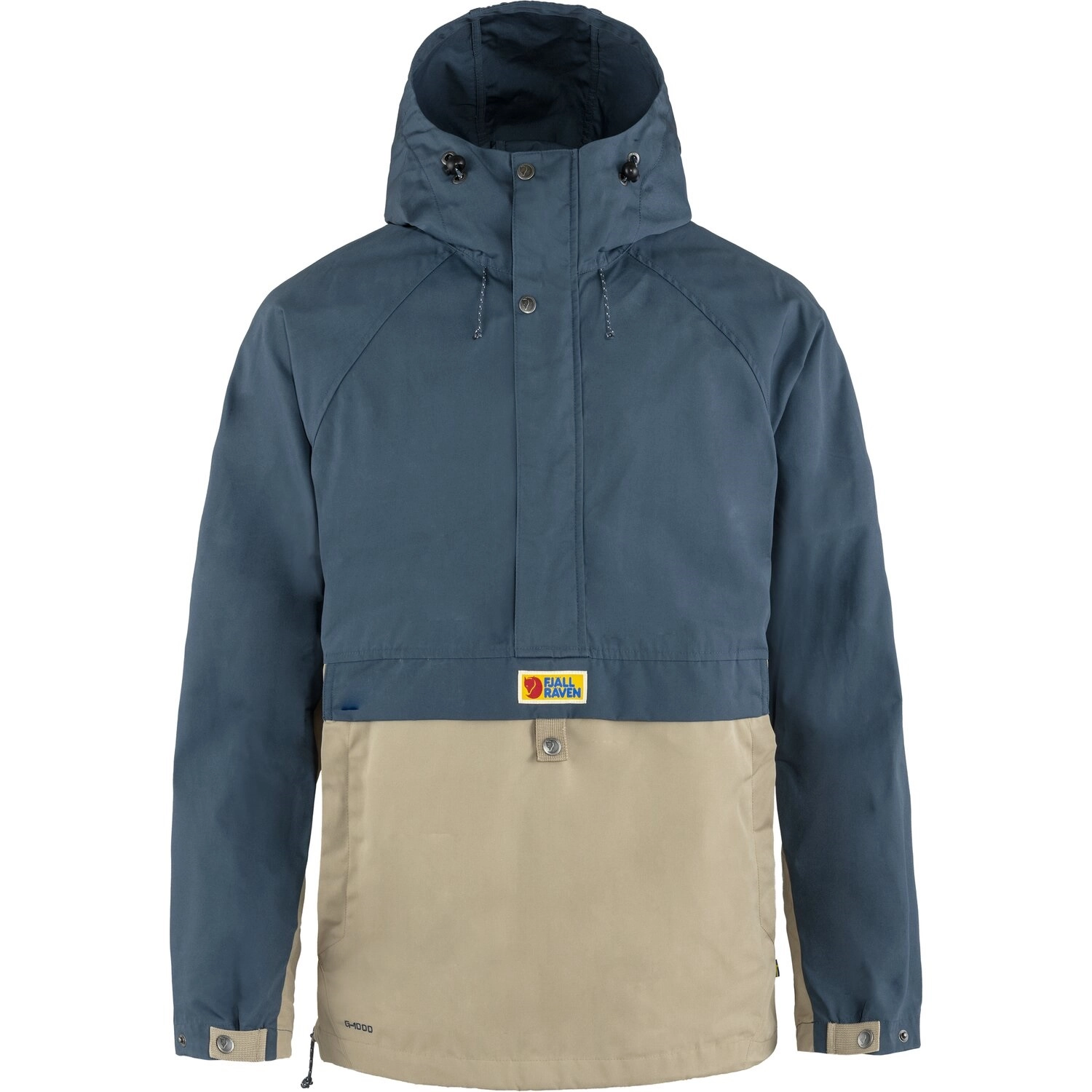 Jas Fjallraven Men Vardag Anorak Uncle Blue-Sand Stone