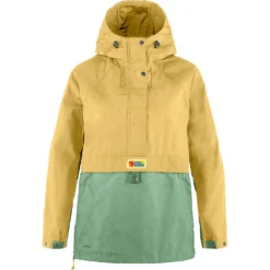 Jas Fjallraven Women Vardag Anorak Mais Yellow-Aloe Green