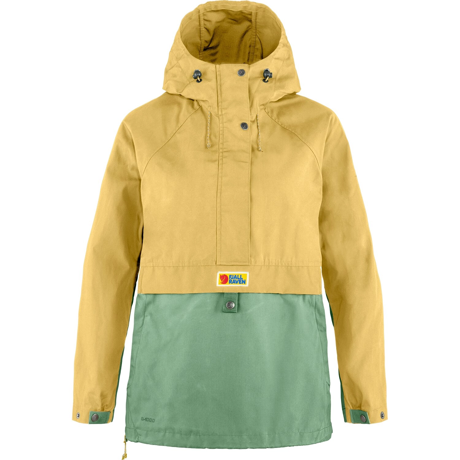 Jas Fjallraven Women Vardag Anorak Mais Yellow-Aloe Green