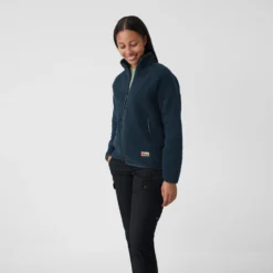 Vest Fjallraven Women Vardag Pile Fleece Navy -Fjallraven Vardag Pile Fleece W 84789 560 E MODEL FJR