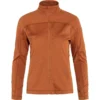 Vest Fjallraven Women Abisko Lite Fleece Jacket Terracotta Brown