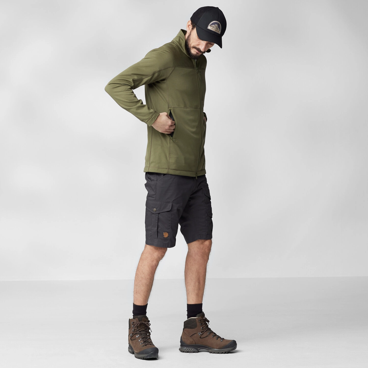 Vest Fjallraven Men Abisko Lite Fleece Jacket Buckwheat Brown 3 Vest Fjallraven Men Abisko Lite Fleece Jacket Buckwheat Brown - Afbeelding 3