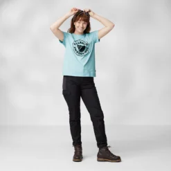 T-Shirt Fjallraven Women Kånken Art Logo Tee Kantarell -Fjallraven kanken art logo tee w 87147 501 c model fjr 1