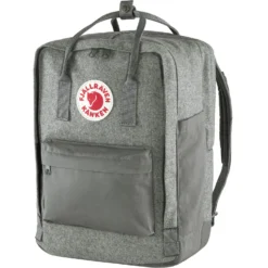Fjallraven Rugzak Fjällräven Kanken 15 Inch Re-Wool Grijs -Fjallraven kanken re wool laptop 15 23328 027 f main fjr